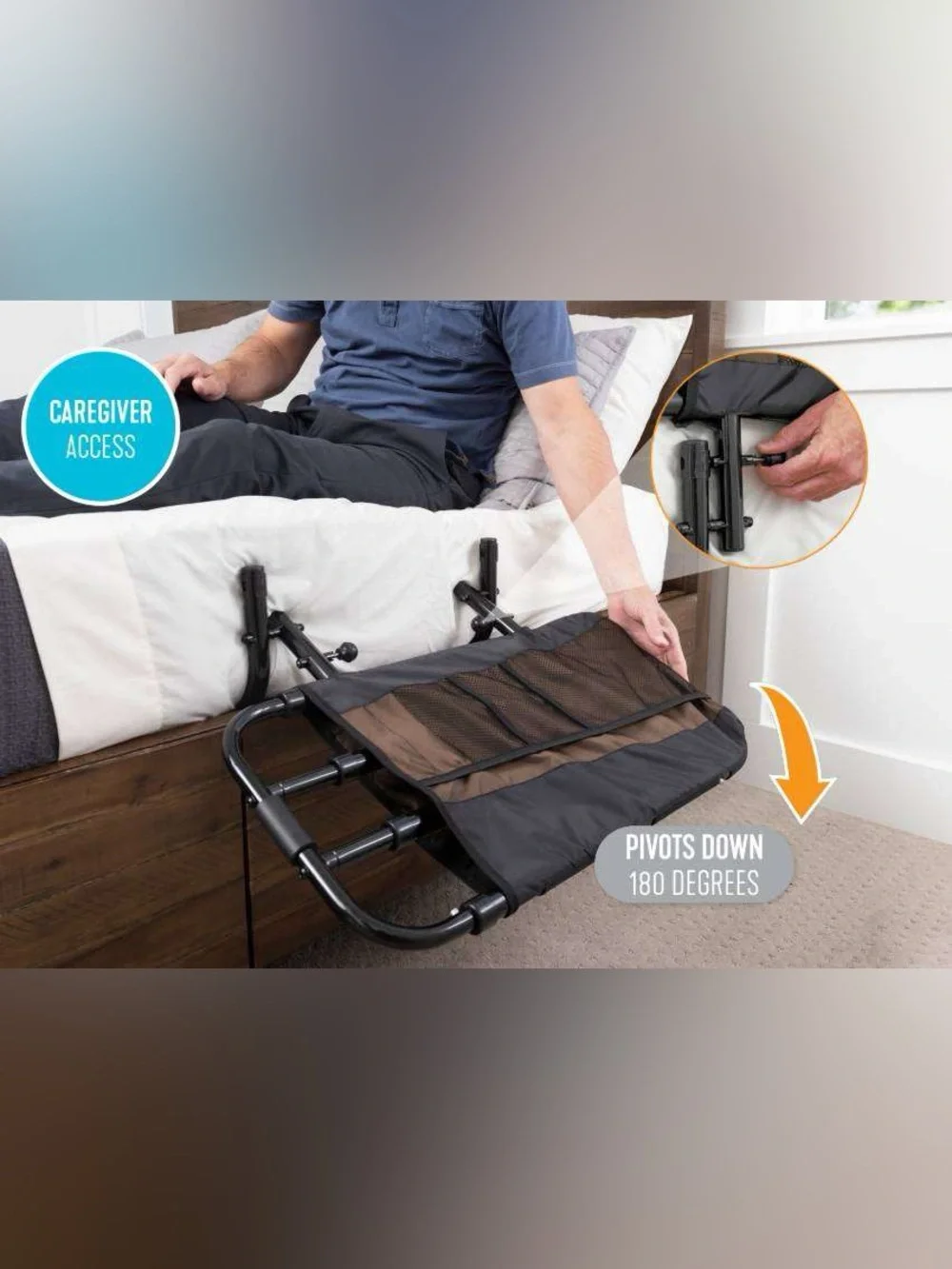 Stander Be Independent EZ Adjust Bed Rail – NWT 🛏️✨